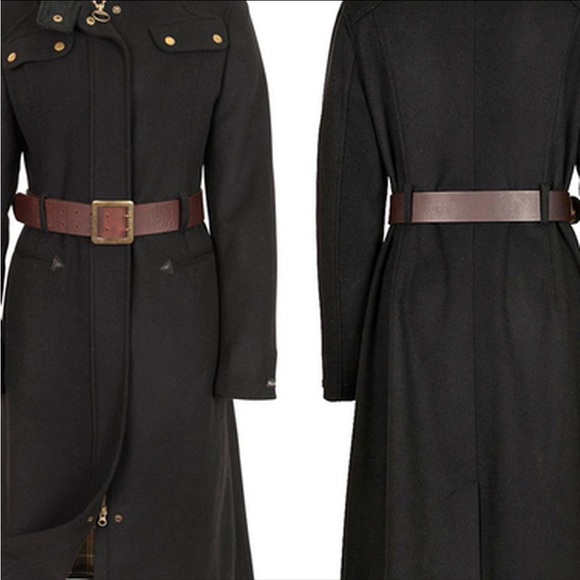 Authentic Barbour Falcon Wool Coat US Size 10 Excellent Condition - Picture 2 of 13